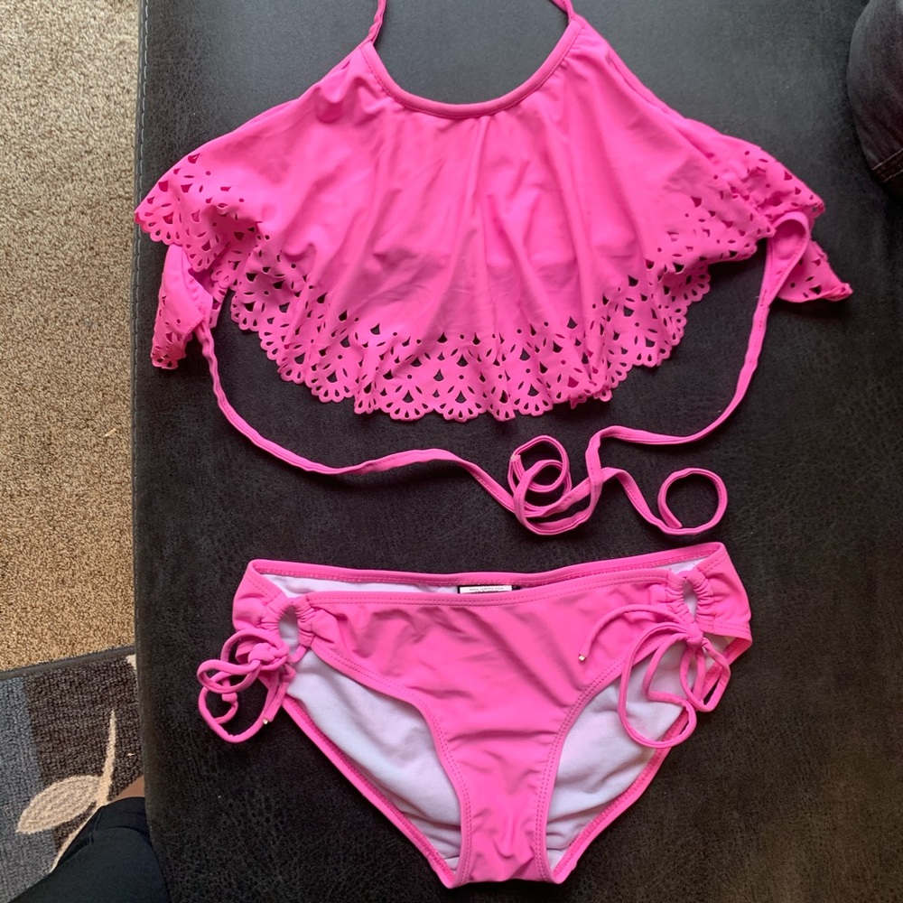 Pink Plunge bathing suit